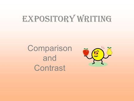 How to write a thesis compare and contrast